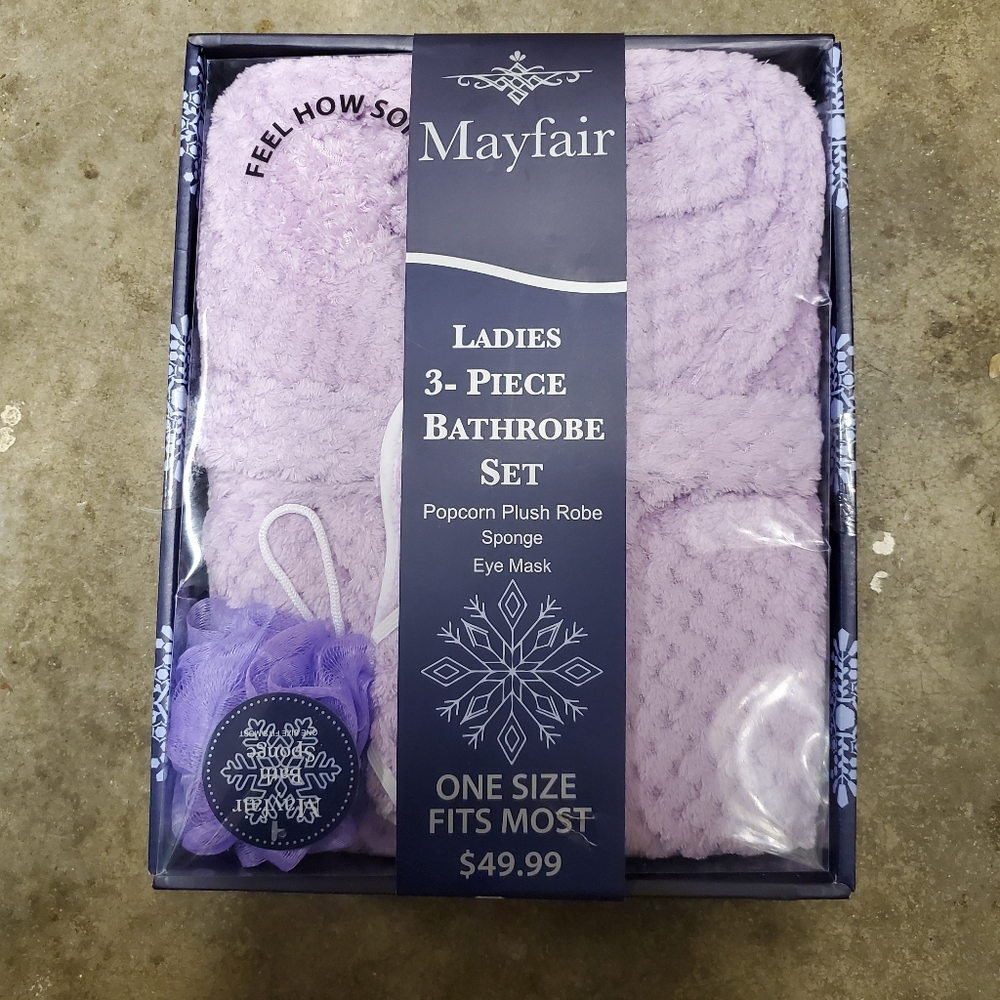 Mayfair ladies 3 piece bath robe set